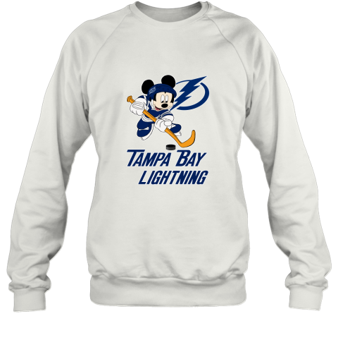 NHL Hockey Mickey Mouse Team Tampa Bay Lightning Sweatshirt