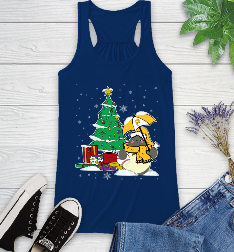 Pittsburgh Pirates MLB Baseball Cute Tonari No Totoro Christmas Sports Racerback Tank 8