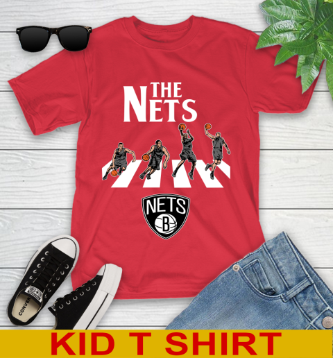 NBA Basketball Brooklyn Nets The Beatles Rock Band Shirt Youth T-Shirt 11