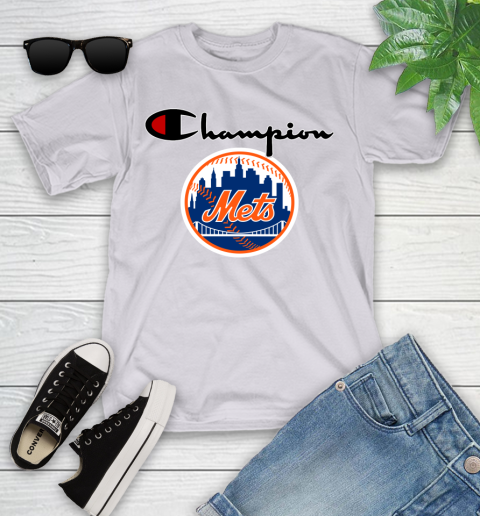 MLB Baseball New York Mets Champion Shirt Youth T-Shirt 2