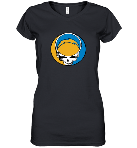 Los Angeles Chargers x Grateful Dead Women's V-Neck T-Shirt