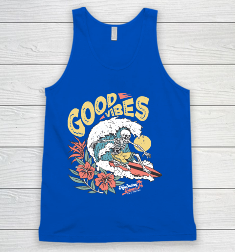 Good Vibes Skeleton Surfer Tank Top 4