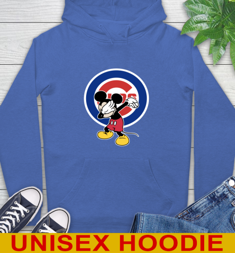 Chicago Cubs MLB Baseball Dabbing Mickey Disney Sports Hoodie 9