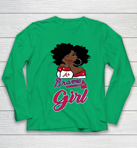 Atlanta Braves Girl MLB Youth Long Sleeve 6