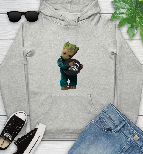NHL Groot Guardians Of The Galaxy Hockey Sports Colorado Avalanche Youth Hoodie