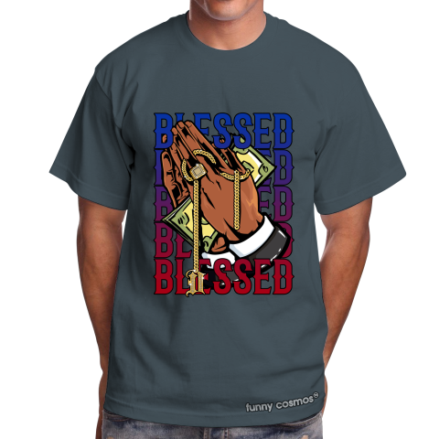 Air Jordan 1 Top 3 Jordan 1 Matching Sneaker tshirt Drake Blessed Red and Blue Jordan Tshirt