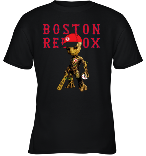 MLB Boston Red Sox Groot Guardians Of The Galaxy Baseball Hoodie