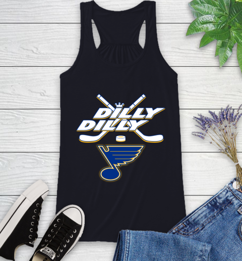 NHL St.Louis Blues Dilly Dilly Hockey Sports Racerback Tank 10