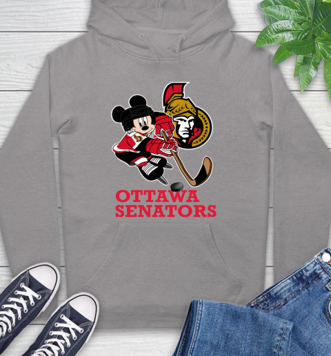NHL Ottawa Senators Mickey Mouse Disney Hockey T Shirt Hoodie 6
