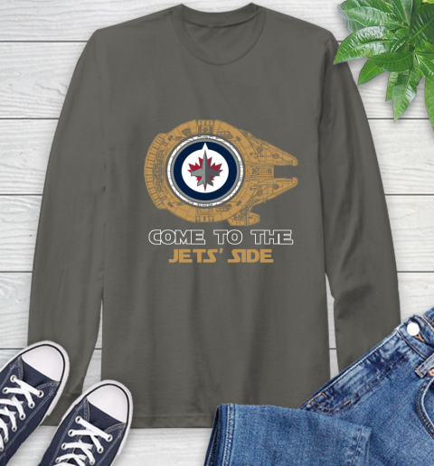 NHL Come To The Winnipeg Jets Wars Hockey Sports Long Sleeve T-Shirt 9