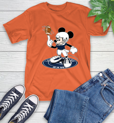 NFL Football Los Angeles Rams Cheerful Mickey Disney Shirt T-Shirt 5