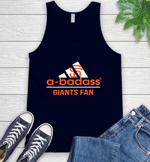 MLB A Badass San Francisco Giants Fan Adidas Baseball Sports Tank Top 3 MLB A Badass San Francisco Giants Fan Adidas Baseball Sports Tank Top - Image 3