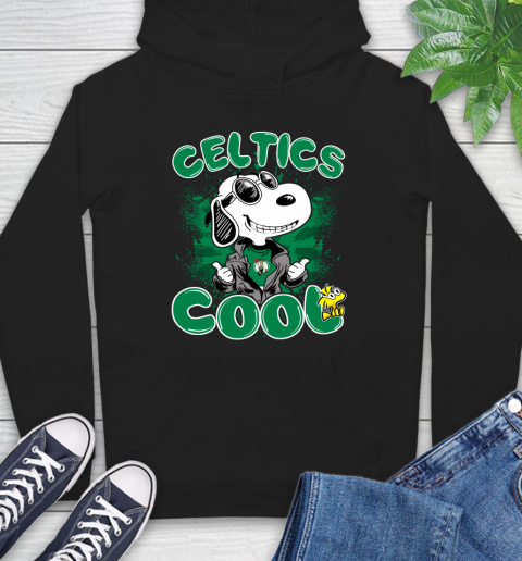 NBA Basketball Boston Celtics Cool Snoopy Shirt Hoodie