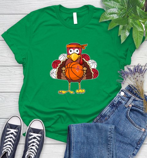 Houston Rockets Turkey thanksgiving day Women's T-Shirt 6