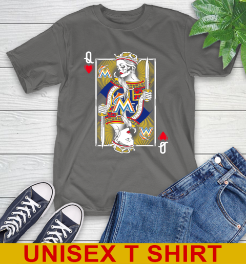 MLB Baseball Miami Marlins The Queen Of Hearts Card Shirt T-Shirt 10