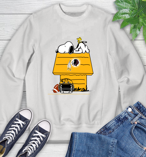 Washington Redskins NFL Football Snoopy Woodstock The Peanuts Movie Sweatshirt