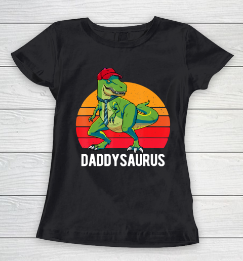 Father gift shirt Daddysaurus Shirt Fathers Day Gifts T Rex Daddy Saurus Men T Shirt Women's T-Shirt
