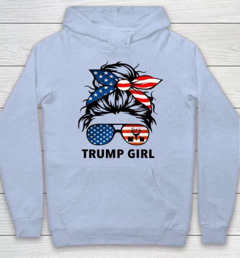 Trump Girl American Flag Glass Hoodie 5