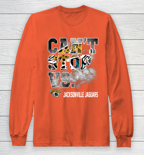 NFL Jacksonville Jaguars Can't Stop Vs Long Sleeve T-Shirt 3