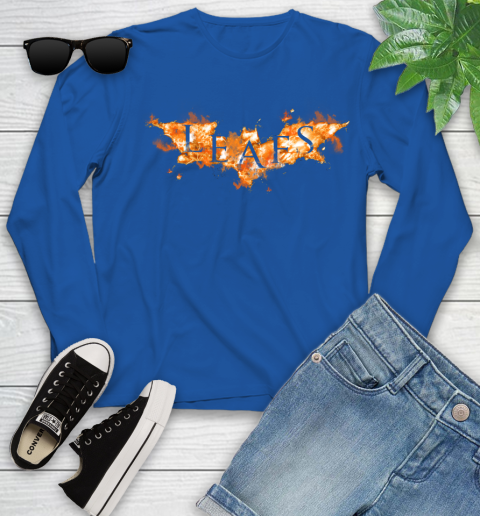 NHL Toronto Maple Leafs Batman Logo DC Hockey Sports Shirts Youth Long Sleeve 10