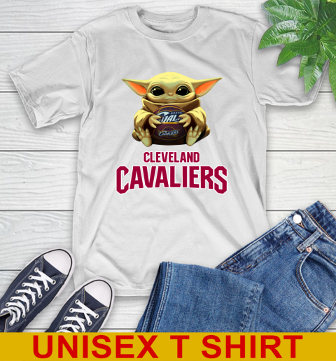 NBA Basketball Cleveland Cavaliers Star Wars Baby Yoda Shirt