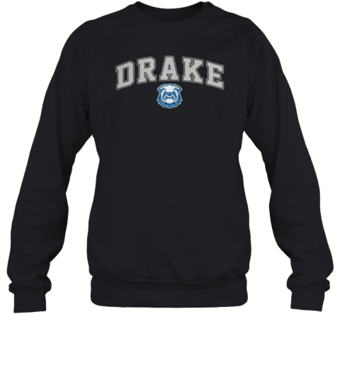 Drake Bulldogs Fanatics Branded Campus Logo Sweatshirt