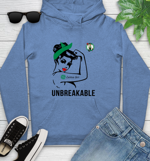 NBA Boston Celtics Girl Unbreakable Basketball Sports Youth Hoodie 8