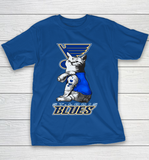 NHL My Cat Loves St.Louis Blues Hockey Youth T-Shirt 6
