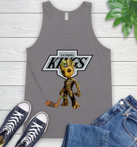 Los Angeles Kings NHL Hockey Groot Marvel Guardians Of The Galaxy Tank Top 7