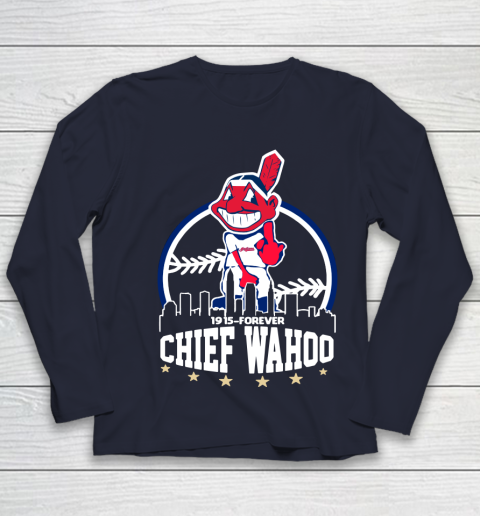 Chief Wahoo Shirt Cleveland Indians 1915 Forever Youth Long Sleeve 2