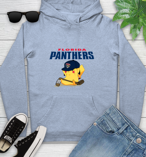 NHL Pikachu Hockey Sports Florida Panthers Youth Hoodie 10
