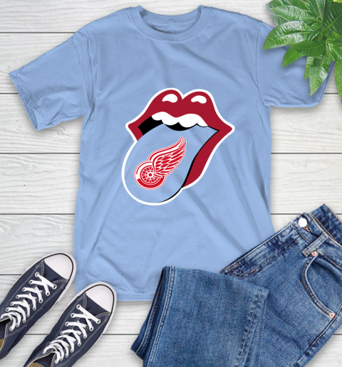 Detroit Red Wings NHL Hockey Lips I Root For My Team Adoring Fan 11