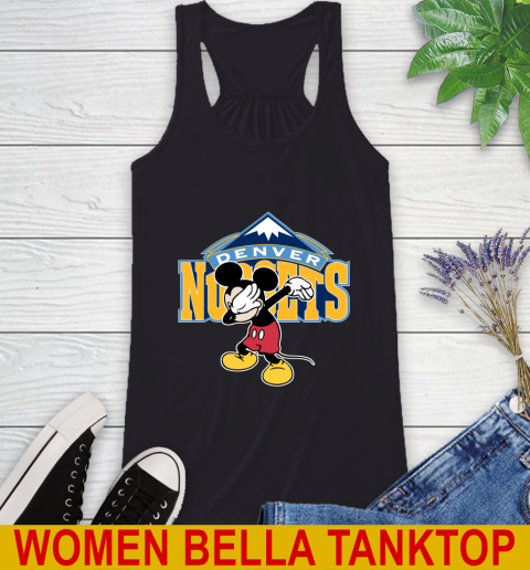 Denver Nuggets NBA Basketball Dabbing Mickey Disney Sports Racerback Tank 2