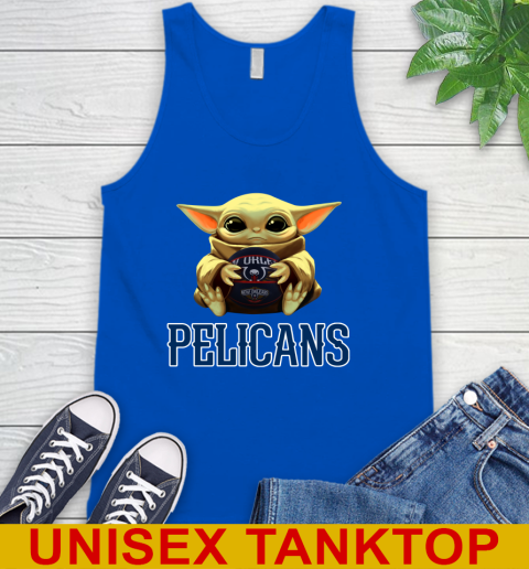 NBA Basketball New Orleans Pelicans Star Wars Baby Yoda Shirt 74