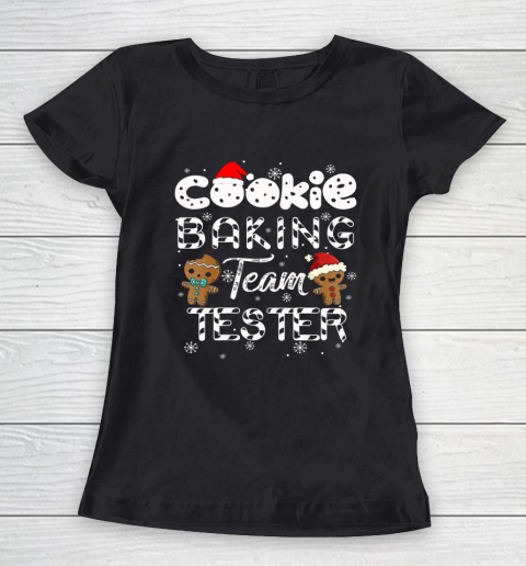 Cookie Baking Team Tester Gingerbread Christmas Women's T-Shirt