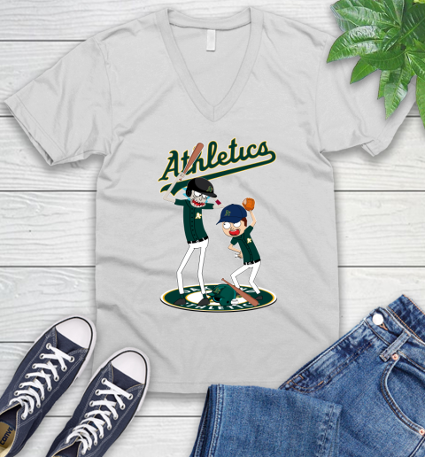 MLB Oakland Athletics Rick And Morty Baseball 49