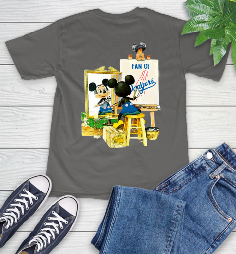 MLB Baseball Los Angeles Dodgers Mickey Drawing Shirt 11