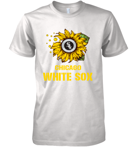Chicago White Soxs Sunflower M Baseball Premium Men's T-Shirt