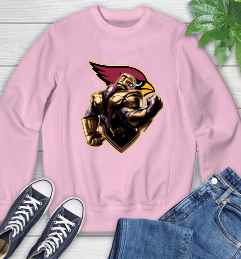 NFL Thanos Avengers Endgame Football Sports Arizona Cardinals Sweatshirt 9