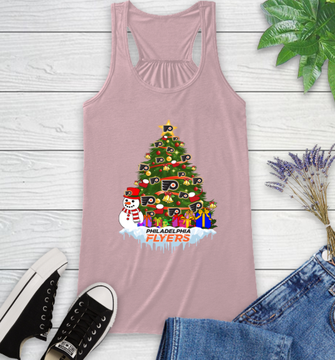 Philadelphia Flyers Merry Christmas NHL Hockey Sports Racerback Tank 11