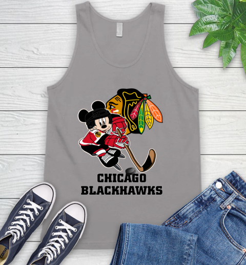 NHL Chicago Blackhawks Mickey Mouse Disney Hockey T Shirt Tank Top 4