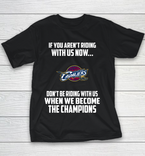 NBA Cleveland Cavaliers Basketball We Become The Champions Youth T-Shirt