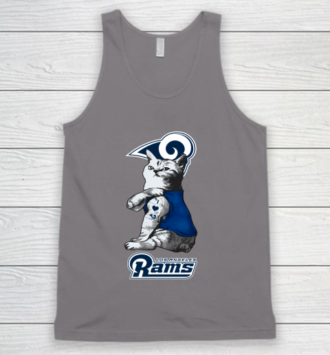 NFL Football My Cat Loves Los Angeles Rams Tank Top 6