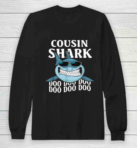 Cousin Shark Doo Doo Doo Shirts Christmas Gift Long Sleeve T-Shirt