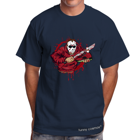 Air Jordan 5 What The Matching Sneaker Tshirt Jason Voorhees Red and Yellow Jordan Tshirt