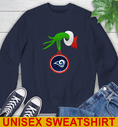 Los Angeles Rams Grinch Merry Christmas NFL Football Sweatshirt 3