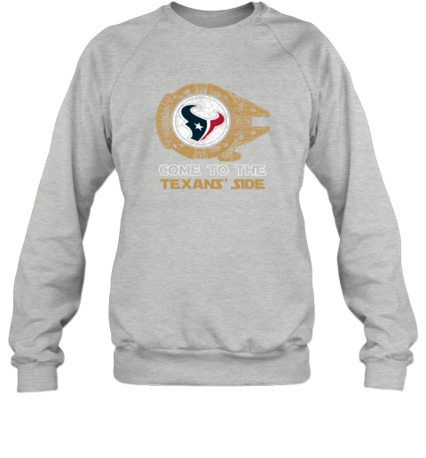 NFL Come To The Houston Texans Wars Football Sports Sweatshirt urj0 nfl come to the houston texans wars football sports sweatshirt 35 front sport grey