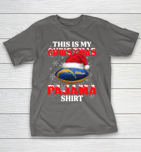 Los Angeles Chargers This Is My Christmas Pajama Shirt NFL T-Shirt 8