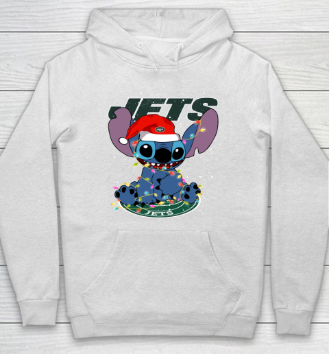 New York Jets NFL Football noel stitch Christmas Hoodie