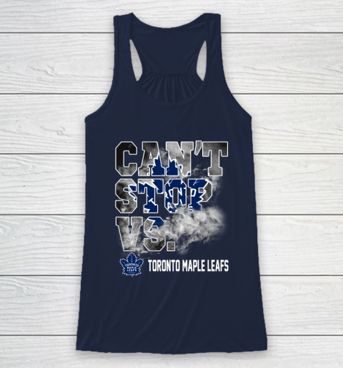 NHL Toronto Maple Leafs Hockey Can't Stop Vs Racerback Tank 9 NHL Toronto Maple Leafs Hockey Can't Stop Vs Racerback Tank - Image 9